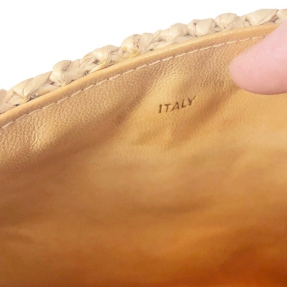 Vintage Italian Koret Handmade Wood Bead Luxury Woven Chic Unique Hand Bag Purse - Picture 16 of 16